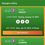 winning ga lottery numbers